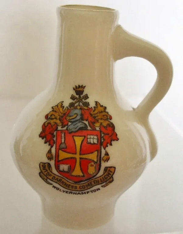 Antique W.H. Goss ~ Looe Ewer ~ A.C.C. No.185 ~ Wolverhampton