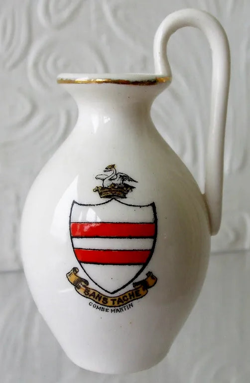 Antique W.H. Goss ~ Maidstone Roman Ewer ~ A.C.C. No. 191 ~ Combe Martin