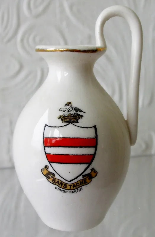 Antique W.H. Goss ~ Maidstone Roman Ewer ~ A.C.C. No. 191 ~ Combe Martin