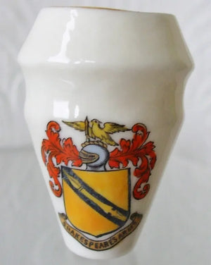 Antique W.H. Goss ~ Musselburgh Kirkpark Ancient Urn ~ A.C.C. No. 206 ~ Shakespeare's Arms