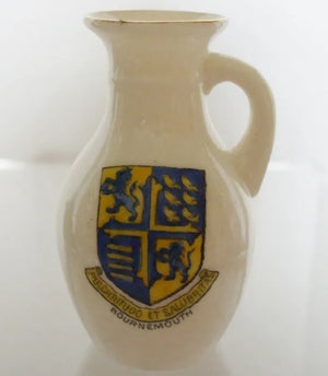 Antique W.H. Goss ~ Newcastle Roman Jug ~ A.C.C. No. 209 ~ Bournemouth