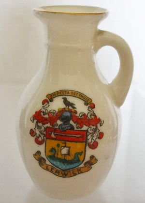 Antique W.H. Goss ~ Newcastle Roman Jug ~ A.C.C. No. 209 ~ Lerwick