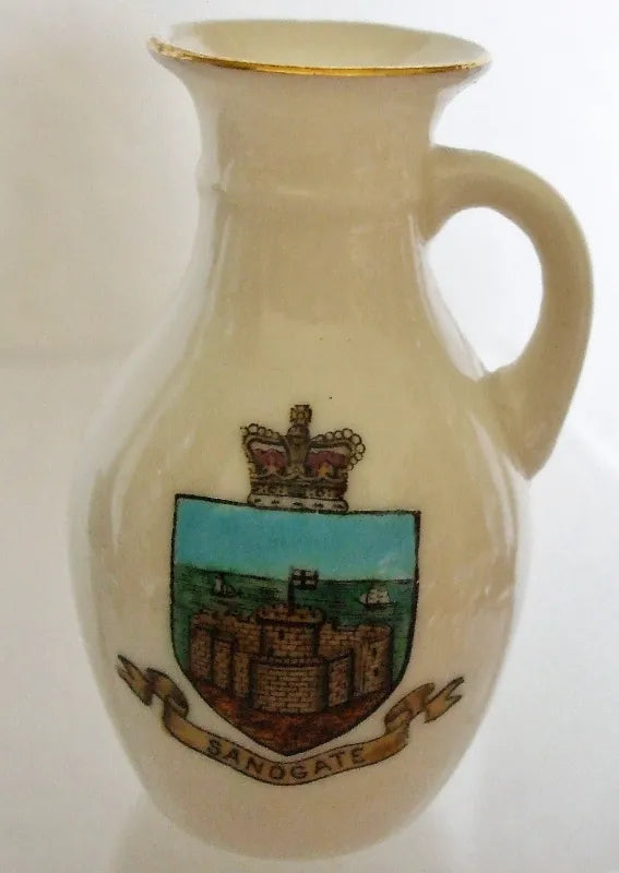 Antique W.H. Goss ~ Newcastle Roman Jug ~ A.C.C. No. 209 ~ Sandgate