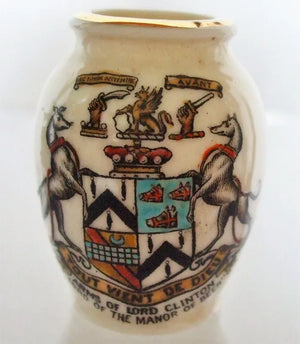 Antique W.H. Goss ~ Nottingham Urn ~ A.C.C. No. 215 ~ Lord Clinton
