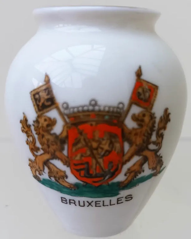 Antique W.H. Goss ~ Ostend Tobacco Jar ~ Bruxelles