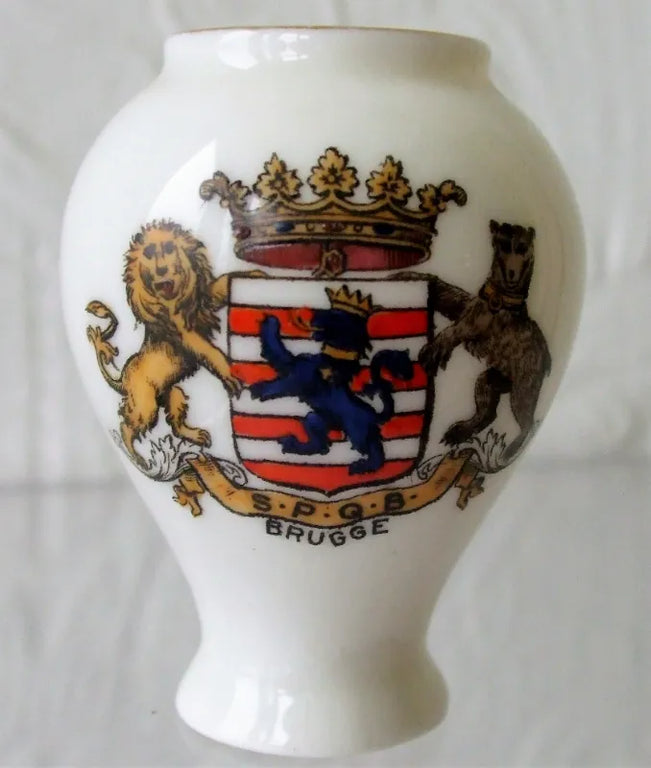 Antique W.H. Goss ~ Ostend Vase ~ A.C.C. No. 219 ~ Brugge