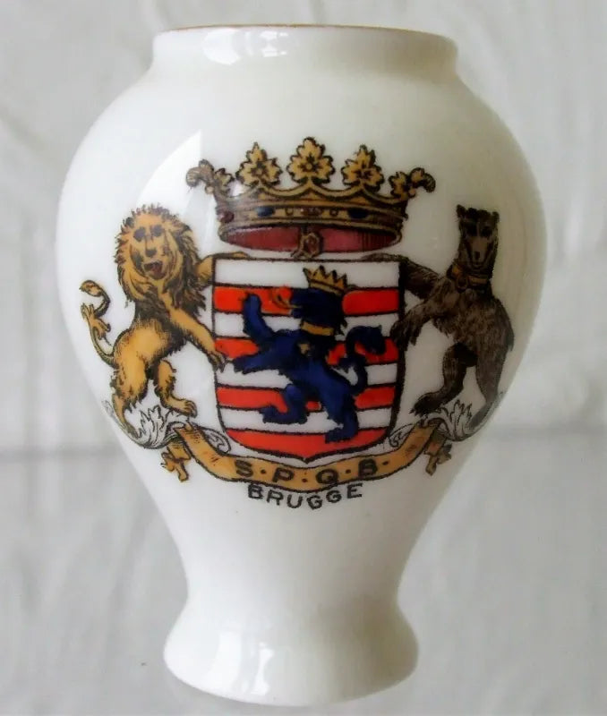 Antique W.H. Goss ~ Ostend Vase ~ A.C.C. No. 219 ~ Brugge