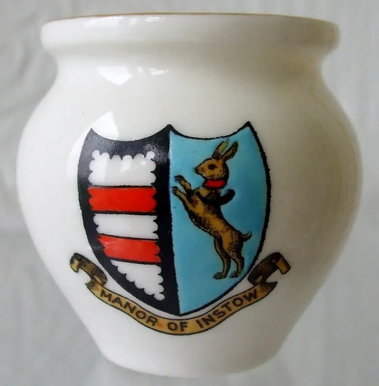 Antique W.H. Goss ~ Painswick Pot ~ A.C.C. No. 222 ~ Manor of Instow