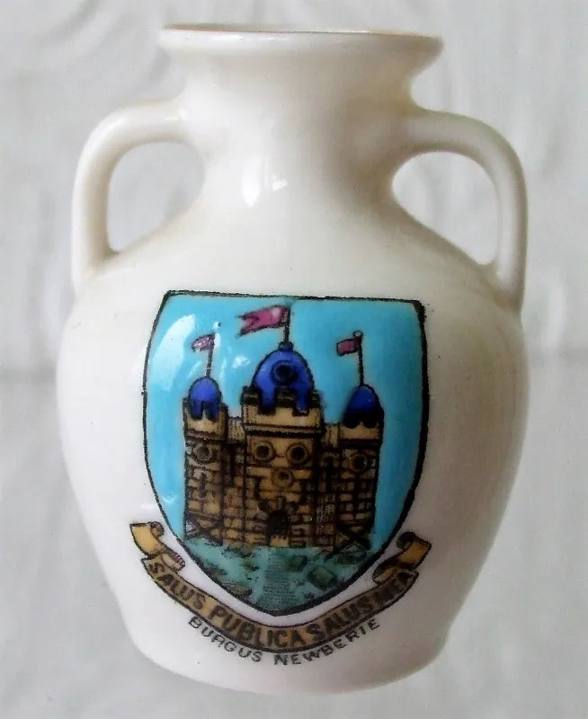 Antique W.H. Goss ~ Portland Vase ~ A.C.C. No. 231 ~ Burgus Newberie