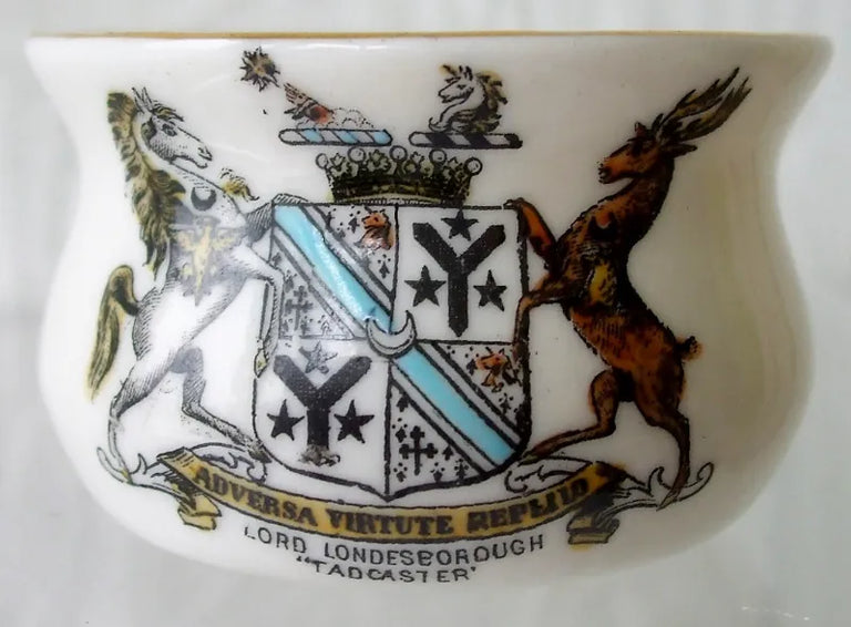 Antique W.H. Goss ~ Rayleigh Ancient Cooking Pot ~ A.C.C. No. 238 ~ Lord Londesborough 