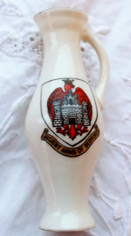 Antique W.H. Goss ~ Reading Jug ~ A.C.C. No. 239 ~ Ancient Arms of Bedford