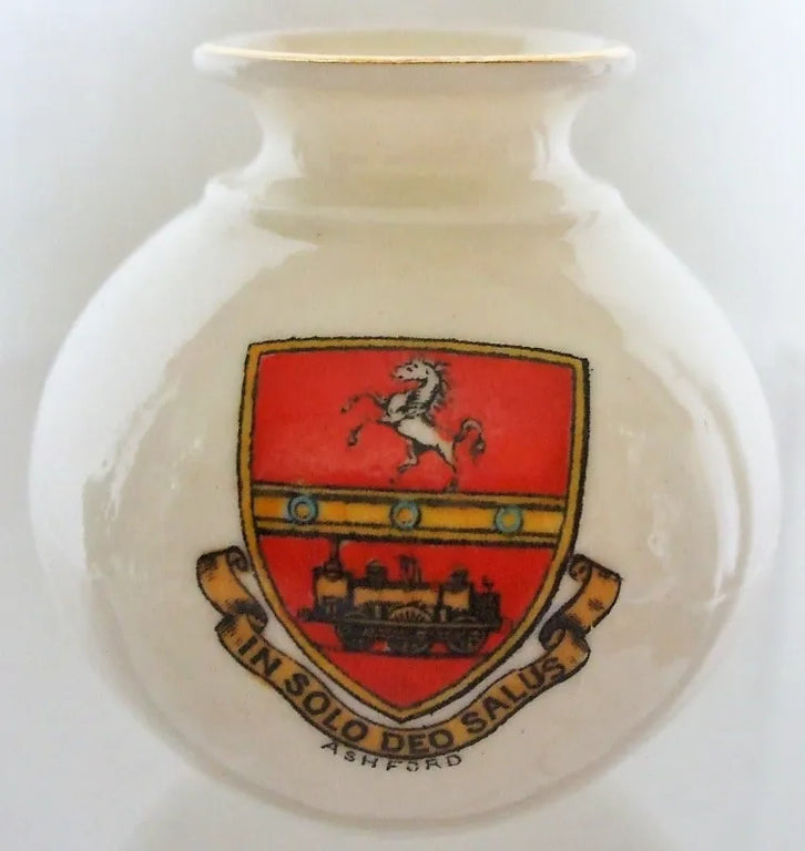 Antique W.H. Goss ~ Reading { Silchester } Vase ~ A.C.C. No. 241 ~ Ashford