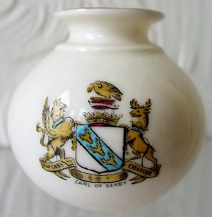 Antique W.H. Goss ~ Reading { Silchester } Vase ~ A.C.C. No. 241 ~ Earl of Derby