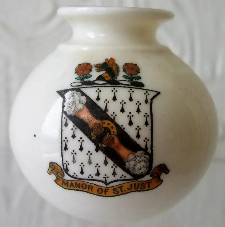 Antique W.H. Goss ~ Reading { Silchester } Vase ~ A.C.C. No. 241 ~ Manor of St. Just
