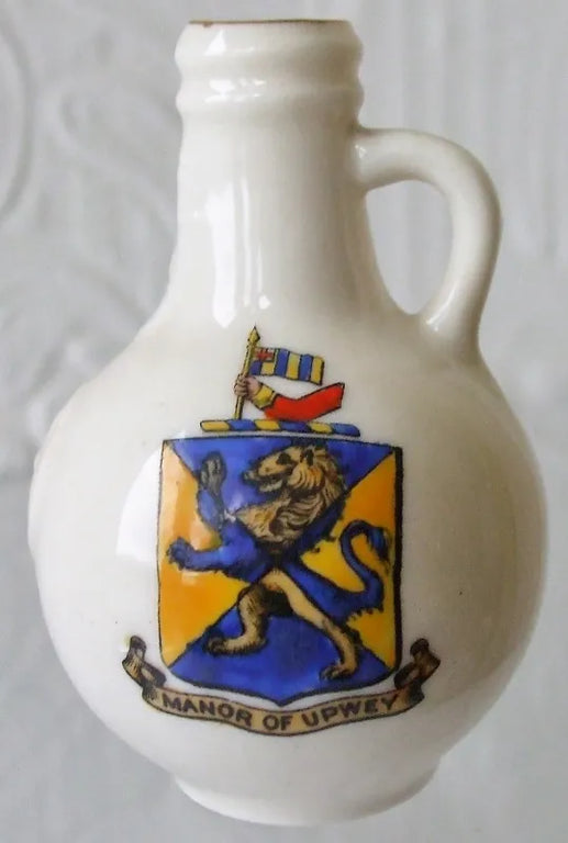 Antique W.H. Goss ~ Rochester Bellarmine Jug ~ A.C.C. No. 242 ~ Manor of Upwey