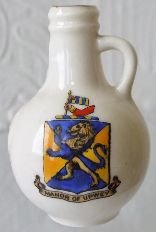 Antique W.H. Goss ~ Rochester Bellarmine Jug ~ A.C.C. No. 242 ~ Manor of Upwey