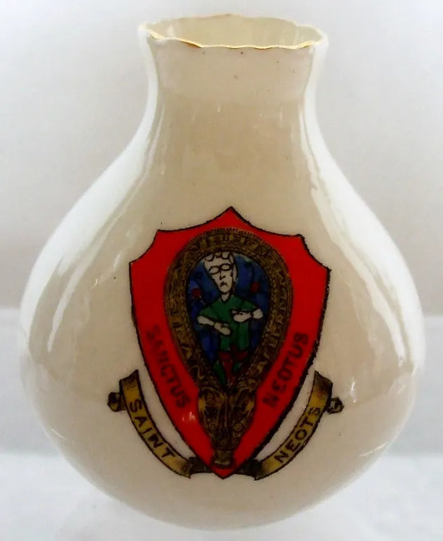 Antique W.H. Goss ~ St Neot's Urn ~ A.C.C. No. 248 ~ St Neots ~ * MATCHING ARMS *