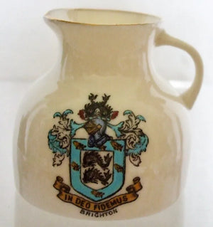 Antique W.H. Goss ~ Scarborough Jug ~ A.C.C. No. 253 ~ Brighton