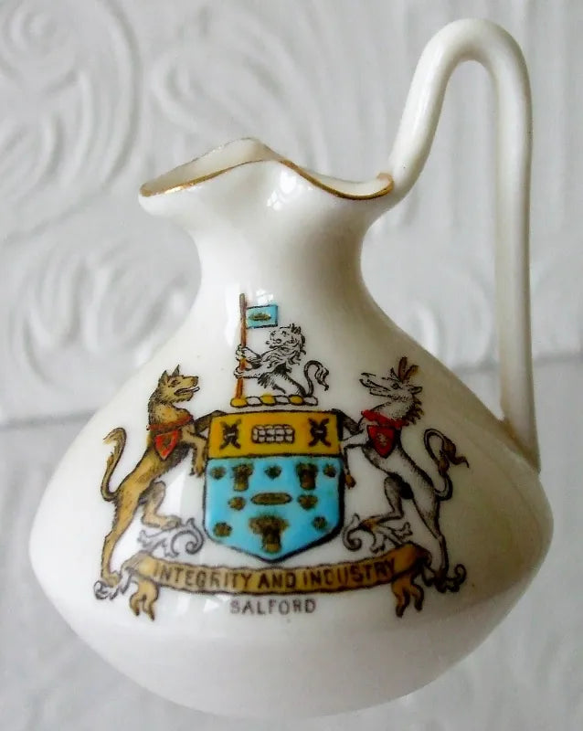 Antique W.H. Goss ~ Shrewsbury Romano-Salopian Ewer ~ A.C.C. No. 258 ~ Salford