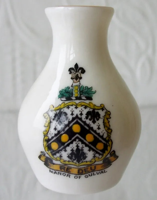 Antique W.H. Goss ~ Swindon Vase ~ A.C.C. No. 268 ~ Manor of Gulval