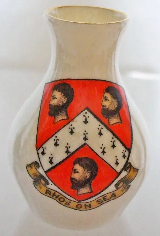 Antique W,H. Goss ~ Swindon Vase ~ A.C.C. No. 268 ~ Rhos on Sea