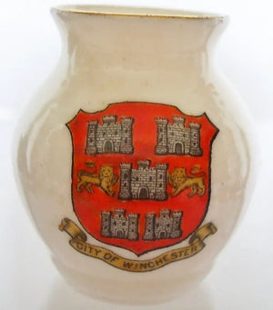 Antique W.H. Goss ~ Tewkesbury Saxon Urn ~ A.C.C. No. 273 ~ City of Winchester