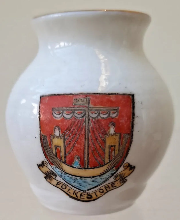 Antique W.H. Goss ~ Tewkesbury Saxon Urn ~ A.C.C. No. 273 ~ Folkestone