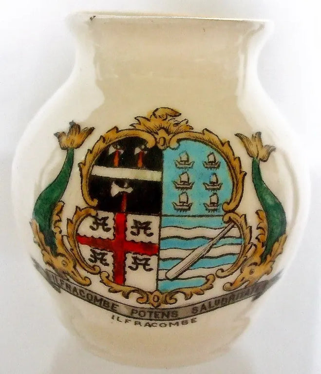 Antique W.H. Goss ~ Tewkesbury Saxon Urn ~ A.C.C. No. 273 ~ Ilfracombe