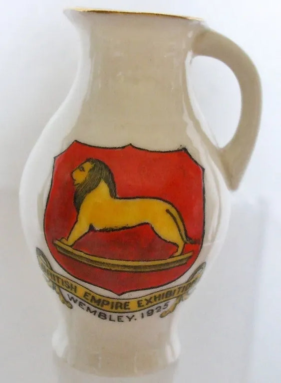 Antique W.H. Goss ~ Tonbridge Eastcheap Roman Ewer ~ A.C.C. No. 275 ~ British Empire Exhibition1925