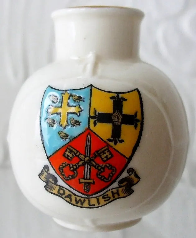 Antique W.H. Goss ~ Welsh Milk Can ~ A.C.C. No. 287 ~ Dawlish