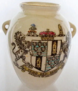 Antique W.H. Goss ~ York Roman Urn ~ A.C.C. No. 307 ~ Marquis of Salisbury