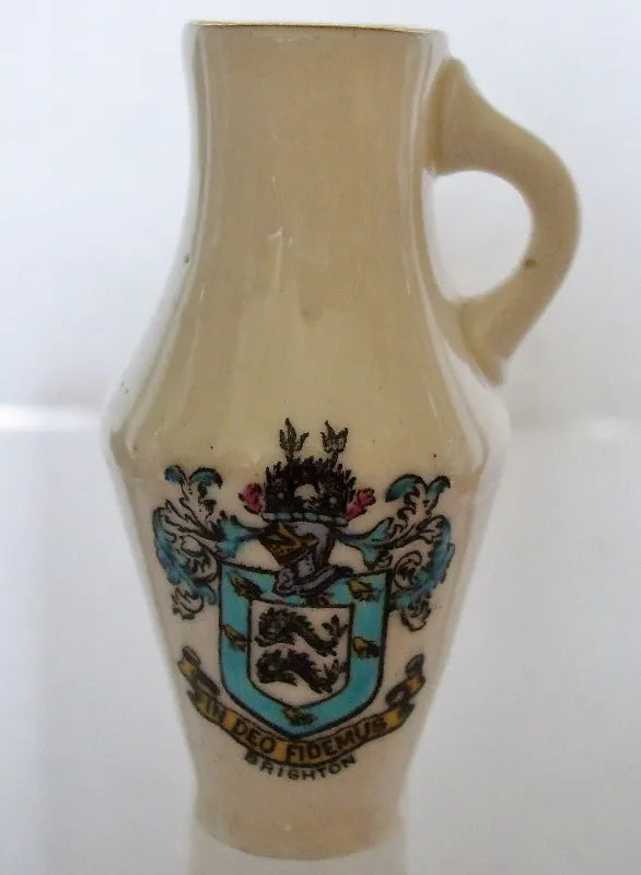 Antique W.H. Goss ~ Cambridge Pitcher ~ Brighton