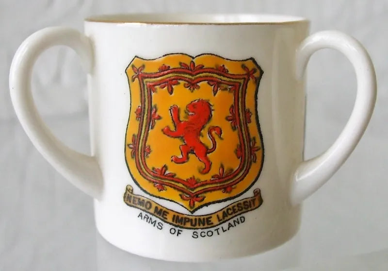 Antique W.H. Goss ~ Fairy Tyg ~ A.C.C. No. 475b ~ Arms of Scotland