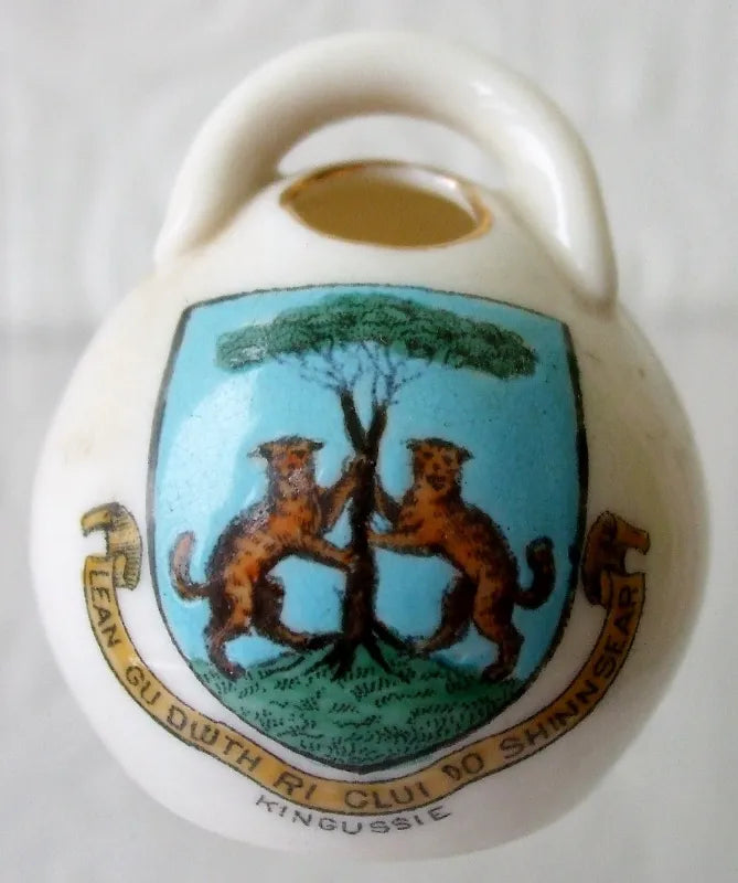 Antique W.H. Goss ~ Carlisle Old Salt Pot ~ A.C.C. No. 48 ~ Kingussie