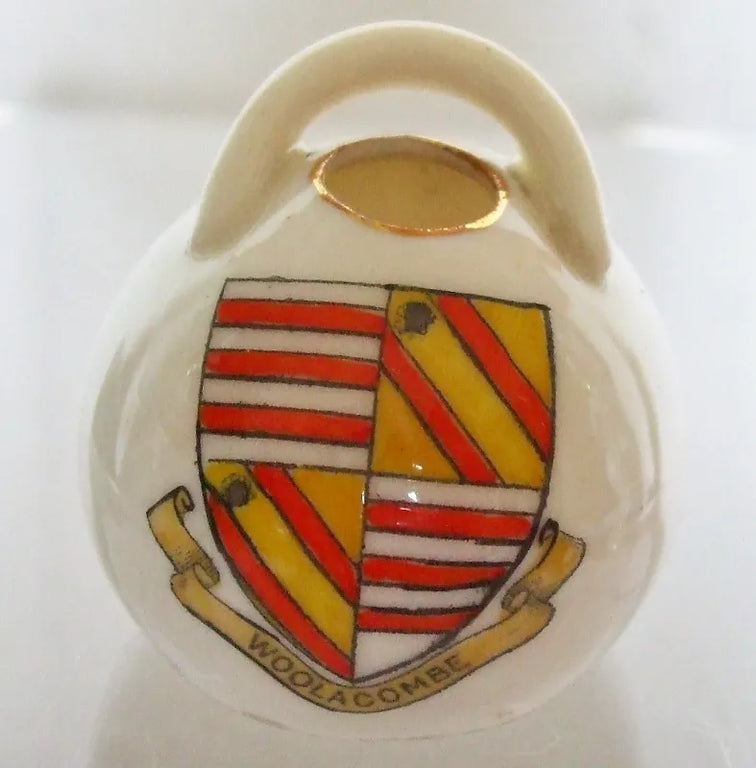 Antique W.H. Goss ~ Carlisle Old Salt Pot ~ Woolacombe