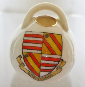 Antique W.H. Goss ~ Carlisle Old Salt Pot ~ Woolacombe