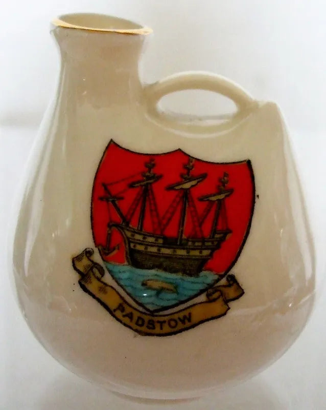 Antique W.H. Goss ~ Chester Roman Vase ~ A.C.C. No. 57 ~ Padstow