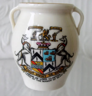 Antique W.H. Goss ~ Cornish Bussa ~ Lord Clinton Lord of the Manor of Beer