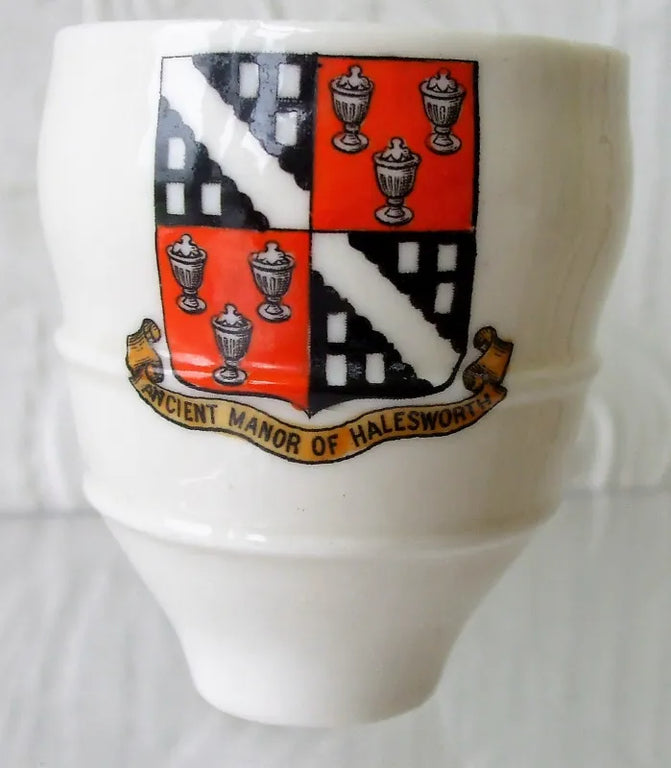Antique W.H. Goss ~ Ramsey Cronk Aust Cinerary Urn ~ A.C.C. No. 77 ~ Ancient Manor of Halesworth