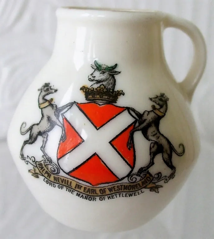 Antique W.H. Goss ~ Dorchester Jug ~ A.C.C. No. 88 ~ Lord of the Manor of Kettlewell