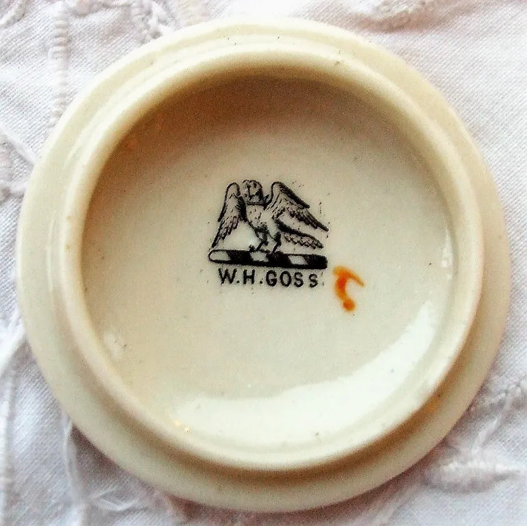 Antique W.H. Goss ~ Lid / Cover { Small } ~ City of Oxford