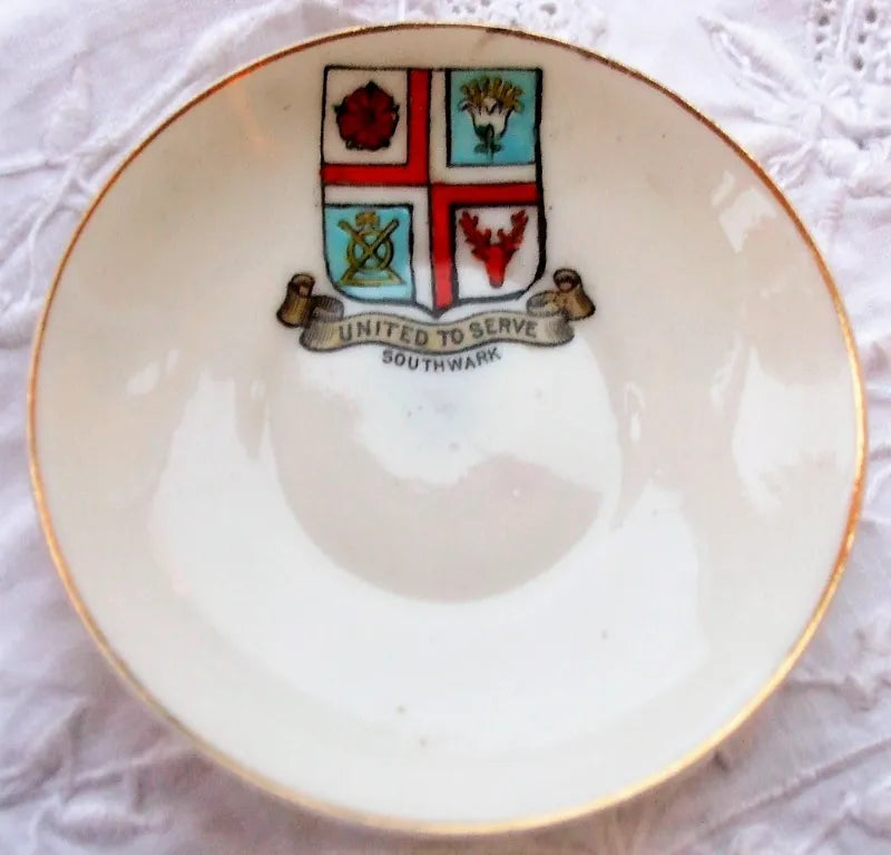 Antique W.H. Goss ~ Saucer Dish ~ Southwark