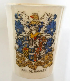 Antique W.H. Goss ~ Taper Beaker ~ Lord de Ramsey
