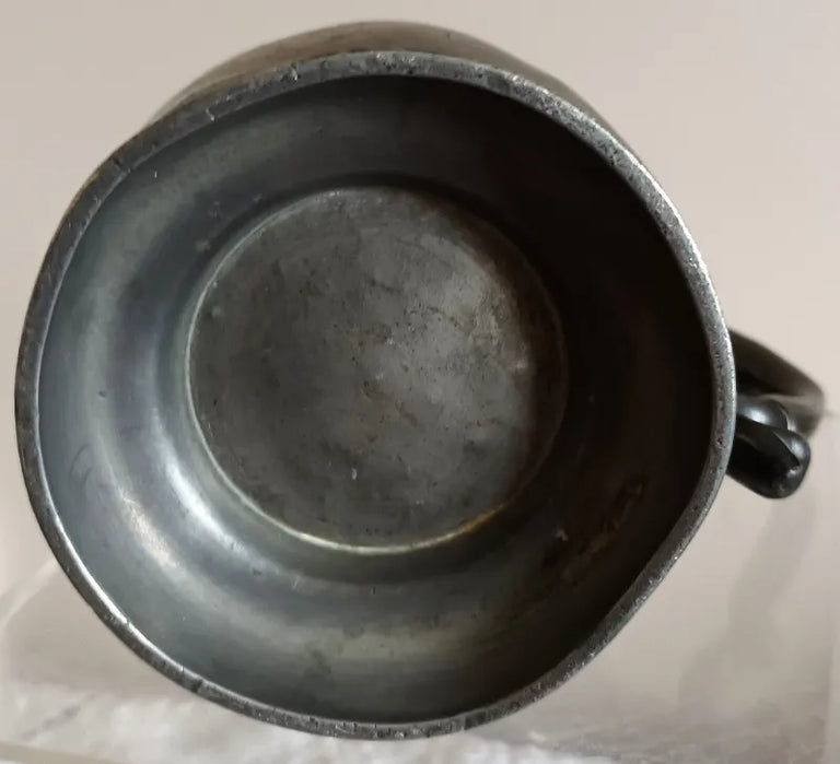 Antique English Georgian Pewter Pint 