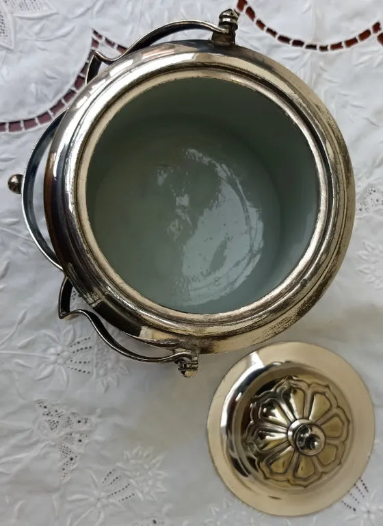 Antique English Wedgwood Jasperware Biscuit Barrel