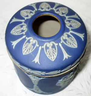 Antique Victorian Wedgwood Jasper Ware Hair Tidy