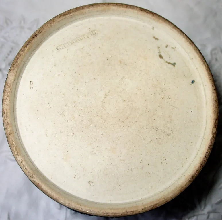 Antique Victorian Wedgwood Jasper Ware Hair Tidy