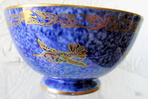 Vintage Wedgwood Lustre "Humming Bird" Pattern Porcelain Bowl
