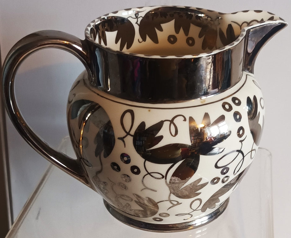 Vintage Wedgwood Silver Lustre Jug