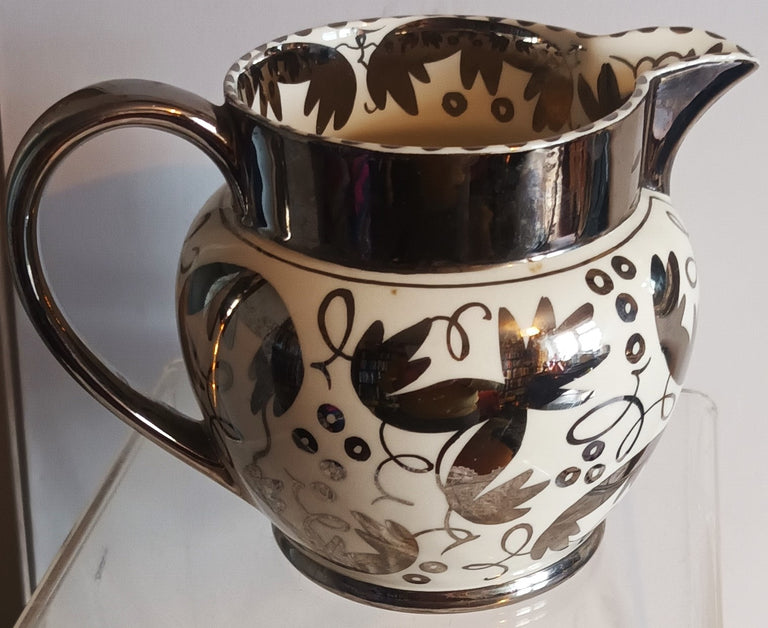 Vintage Wedgwood Silver Lustre Jug